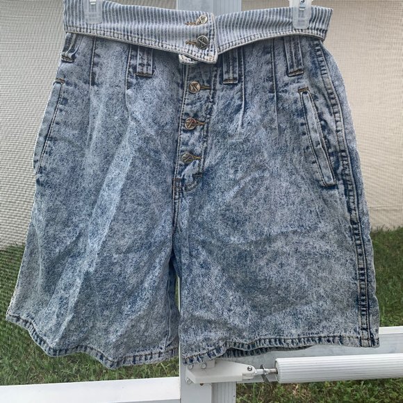 Jeans Vintage Acid Washed Shorts Poshmark